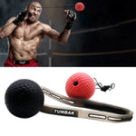 Palla elastica da boxe in pelle PU con corda 80 cm