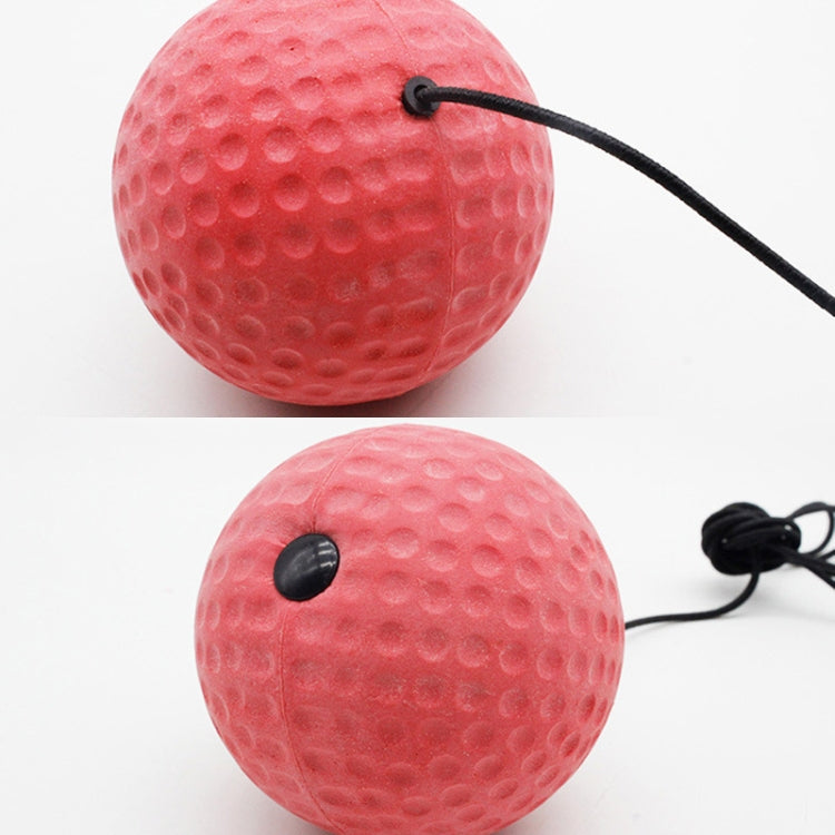 Palla elastica da boxe in pelle PU con corda 80 cm