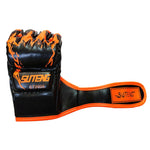 Guanti da boxe MMA mezze dita in pelle PU 23 cm