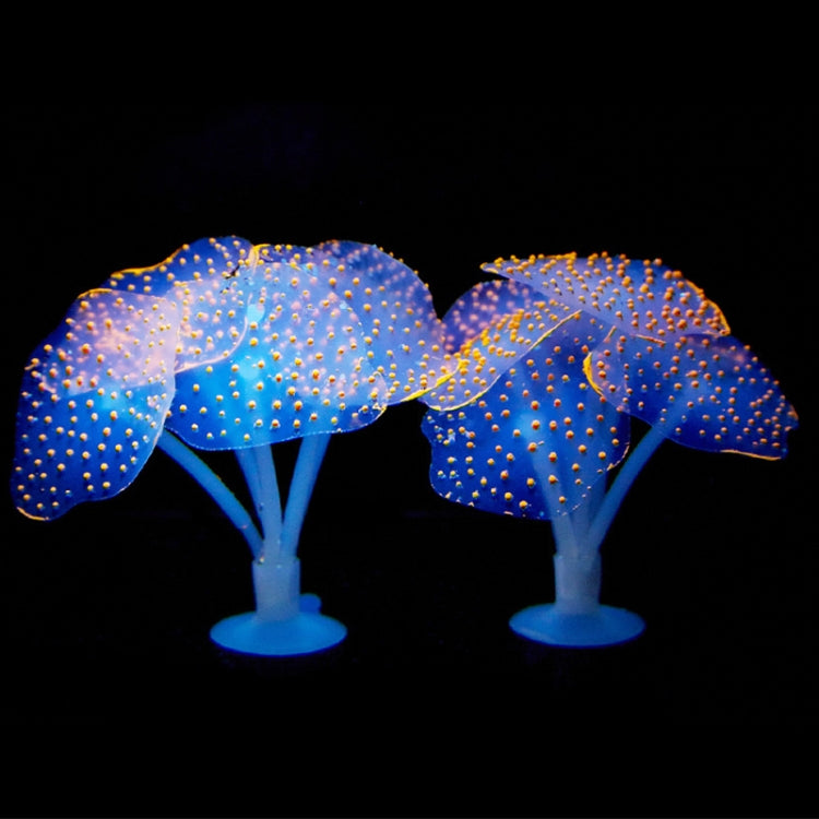 Decorazione medusa fluorescente in silicone per acquari