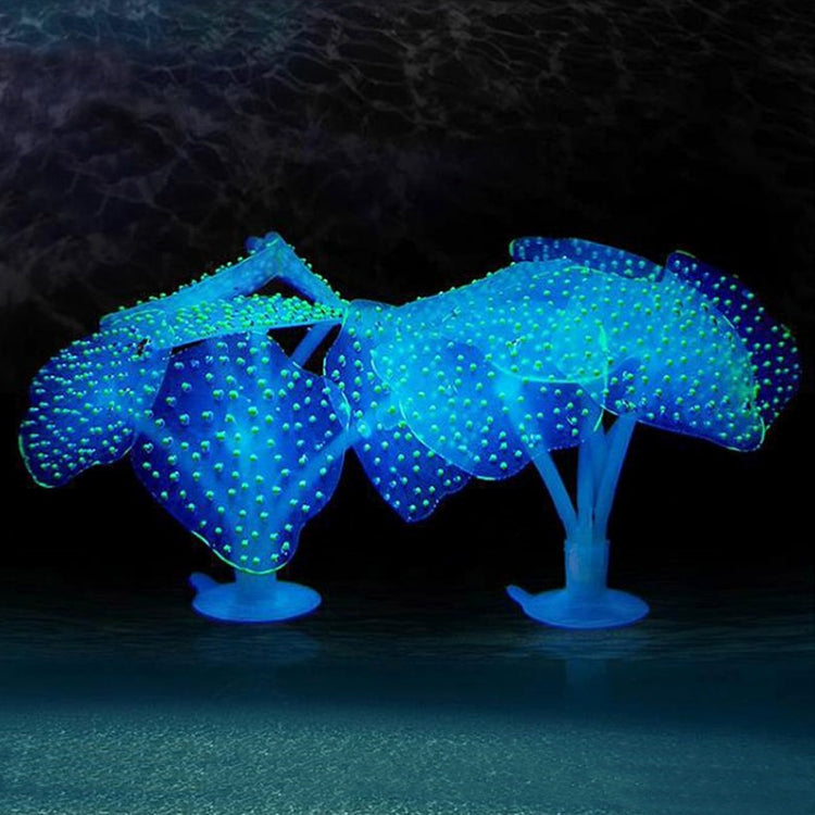 Decorazione medusa fluorescente in silicone per acquari