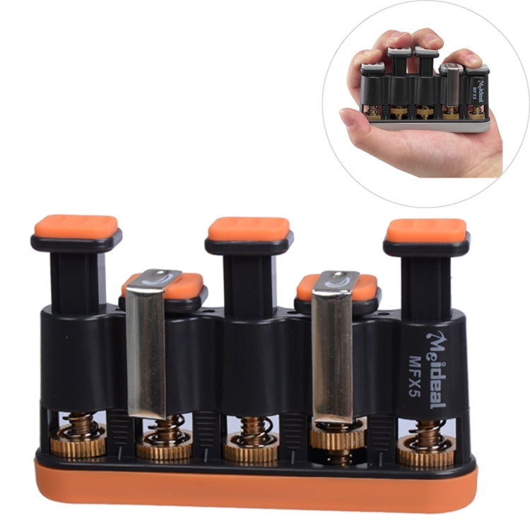 Esercitatore per palmo delle dita con apertura regolabile Tenditore multi-dito per chitarra pianoforte Trainer MFX5