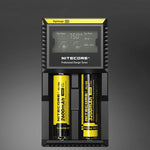 Caricabatterie Nitecore D2 a doppio slot per batterie ricaricabili