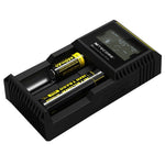 Caricabatterie Nitecore D2 a doppio slot per batterie ricaricabili - immagine 2