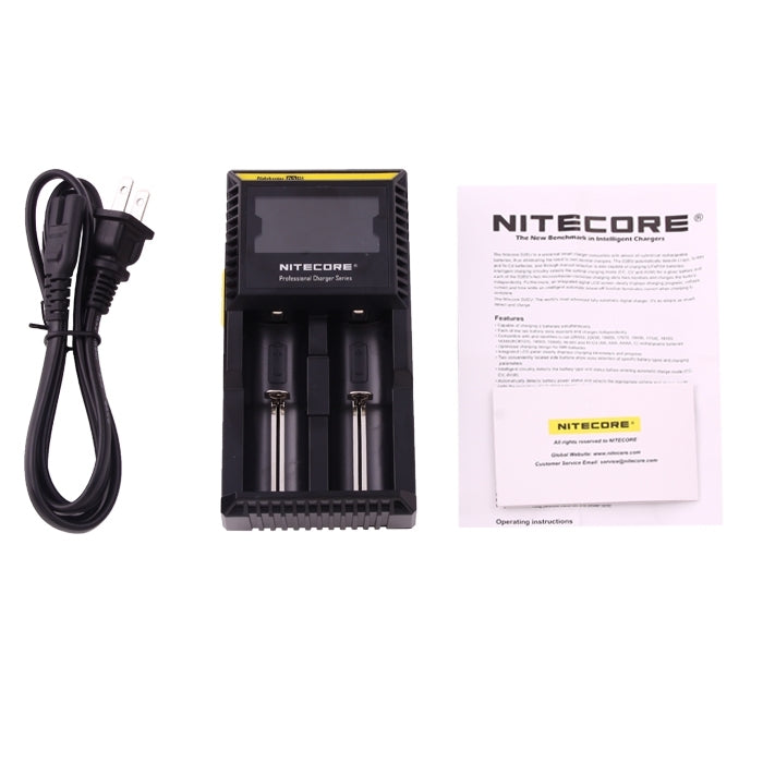 Caricabatterie Nitecore D2 a doppio slot per batterie ricaricabili - immagine 5