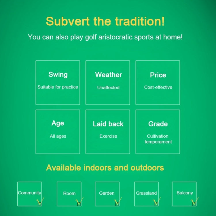 Rete da allenamento golf indoor 2x2 m PGM