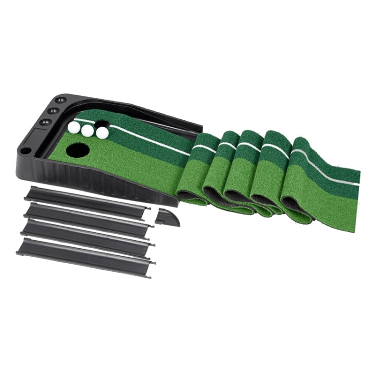 Tappeto Mini Putting Golf 3m con Ritorno Palla Automatico