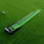 Tappeto Putting Golf 3m con Ritorno Automatico Palla