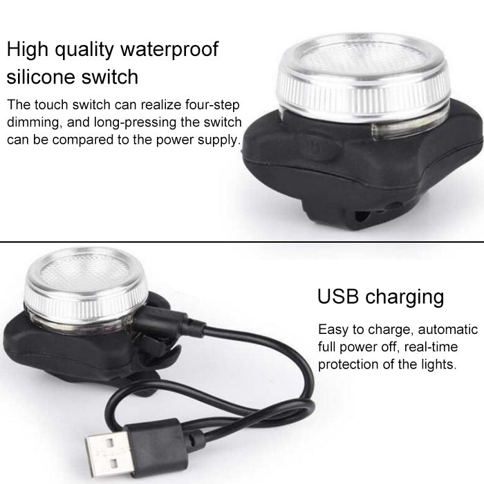 Luce LED per bicicletta con altoparlante USB ricaricabile - immagine 3