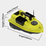 Barca da pesca D18B GPS con doppio motore e 3 contenitori esche