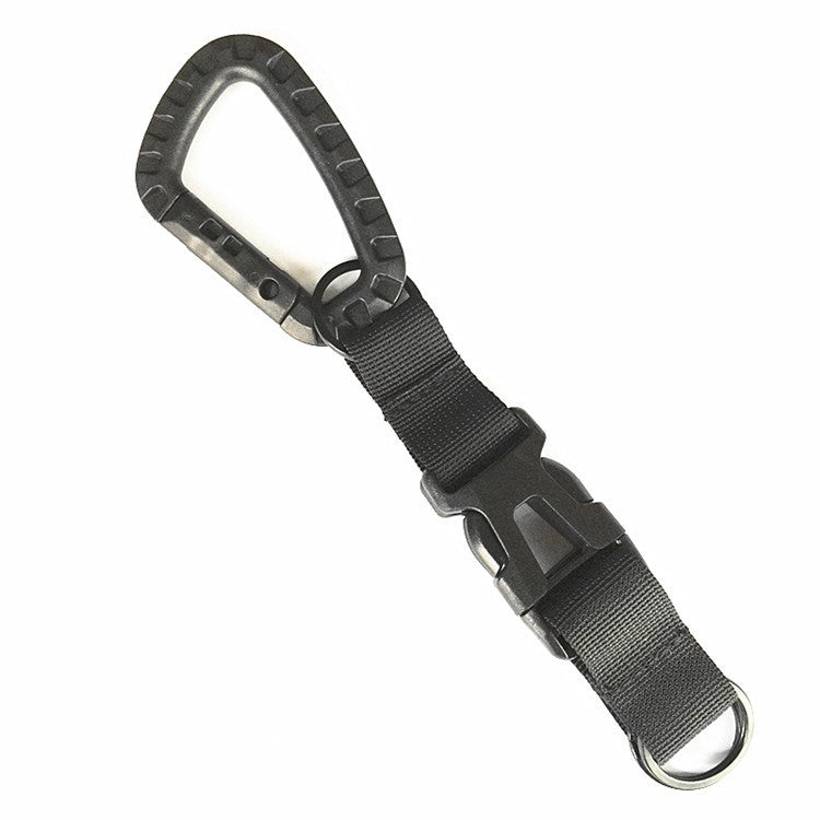 Fibbia triciclica multifunzione per zaini e cinture 23x2,5 cm