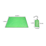 Tappetino da spiaggia e picnic in tessuto Oxford 150x220 cm