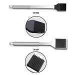 Set utensili da picnic barbecue 20 in 1 in acciaio inox