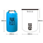 Borsa a tracolla impermeabile 30 litri in PVC per esterni