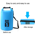 Borsa a tracolla impermeabile 30 litri in PVC per esterni