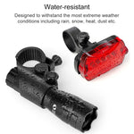 Faro LED 5W per mountain bike con fanale posteriore impermeabile