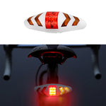 Luce posteriore per bicicletta con telecomando wireless USB
