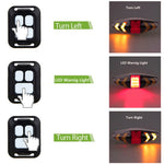 Luce posteriore per bicicletta con telecomando wireless USB