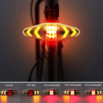 Luce posteriore per bicicletta con telecomando wireless USB