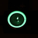 Bussola prismatica tascabile da viaggio con display luminoso