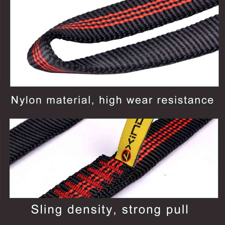 Imbracatura da arrampicata 22 kN nylon 60 cm