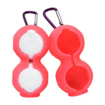 Custodia protettiva in silicone per doppia pallina da golf