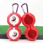 Custodia protettiva in silicone per doppia pallina da golf
