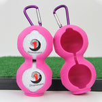 Custodia protettiva in silicone per doppia pallina da golf