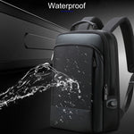 Borsa per laptop 15,6" antifurto in pelle sintetica con USB - immagine 13