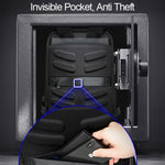 Borsa per laptop 15,6" antifurto in pelle sintetica con USB - immagine 15