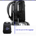 Borsa per laptop 15,6" antifurto in pelle sintetica con USB - immagine 7