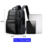 Borsa laptop a tracolla Bopai antifurto con porta USB, 31 x 17 x 44 cm - immagine 11