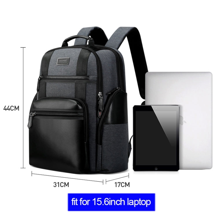 Borsa laptop a tracolla Bopai antifurto con porta USB, 31 x 17 x 44 cm - immagine 11