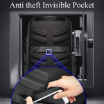 Borsa laptop a tracolla Bopai antifurto con porta USB, 31 x 17 x 44 cm - immagine 15