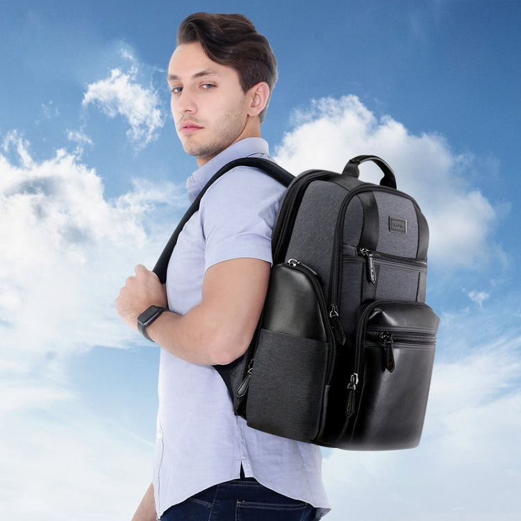 Borsa laptop a tracolla Bopai antifurto con porta USB, 31 x 17 x 44 cm - immagine 16