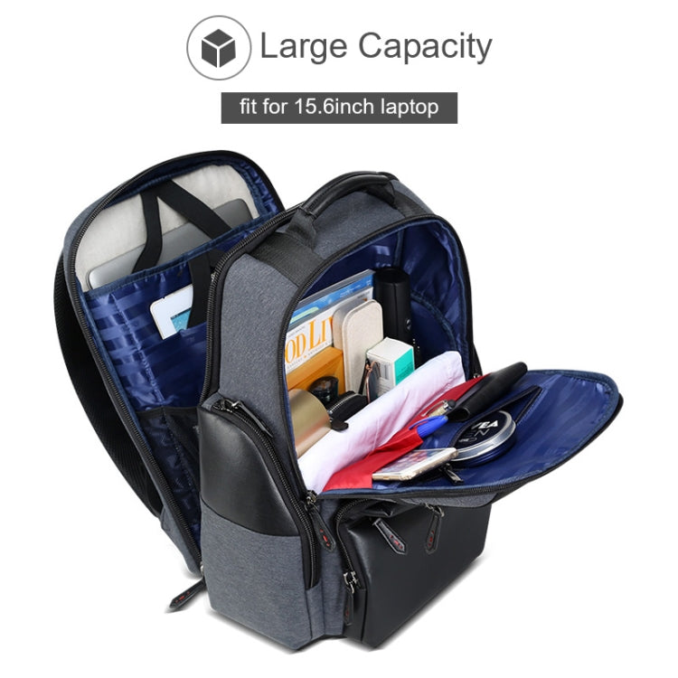 Borsa laptop a tracolla Bopai antifurto con porta USB, 31 x 17 x 44 cm - immagine 6