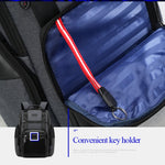 Borsa laptop a tracolla Bopai antifurto con porta USB, 31 x 17 x 44 cm - immagine 8