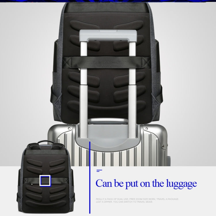 Borsa laptop a tracolla Bopai antifurto con porta USB, 31 x 17 x 44 cm - immagine 9