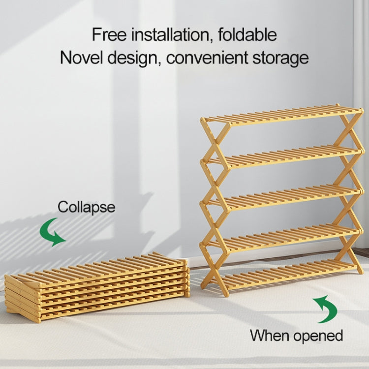 Scaffale pieghevole in legno massello 4 strati 70 cm