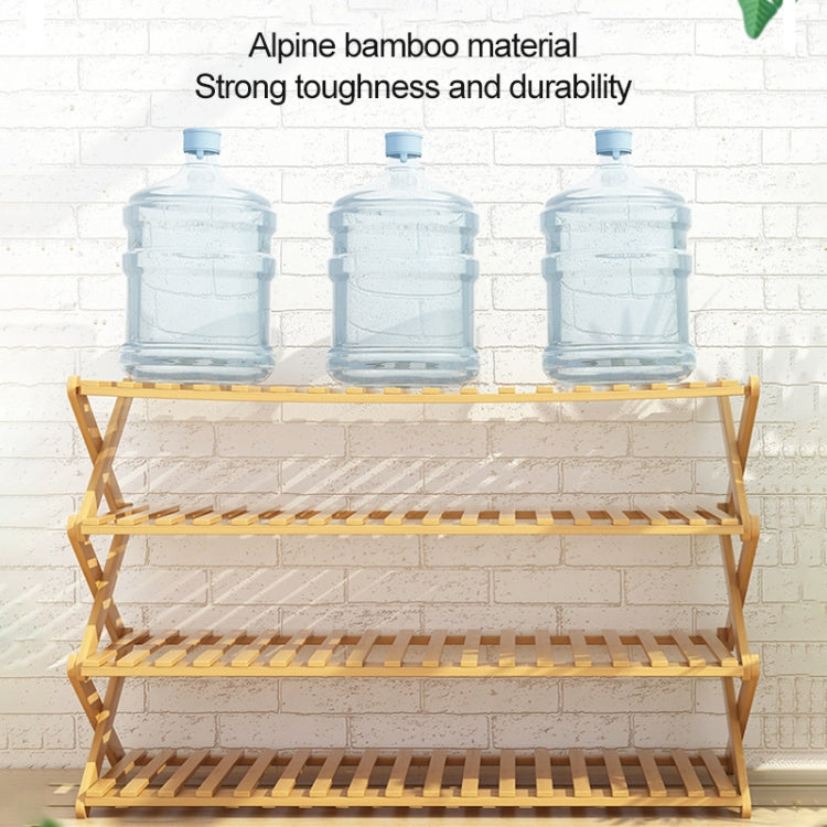 Scaffale pieghevole in legno massello 4 strati 70 cm