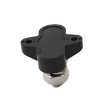 Barra collettrice M10 nera con perni terminali singoli