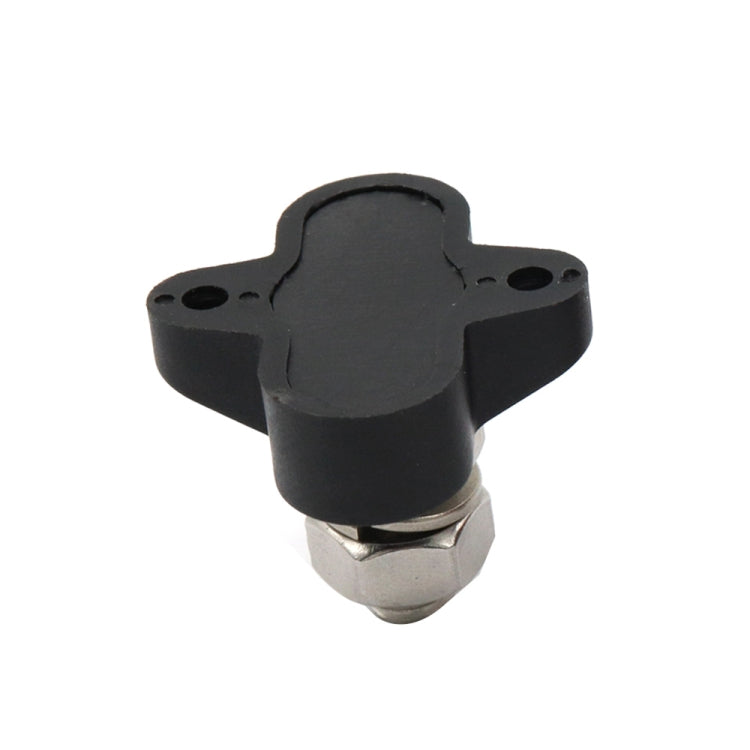 Barra collettrice M10 nera con perni terminali singoli