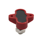 Barra collettrice M10 rossa con perni terminali singoli