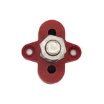 Barra collettrice M10 rossa con perni terminali singoli