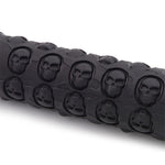 Manopole MTB in gomma con bloccaggio, rosse Skull Style - immagine 4