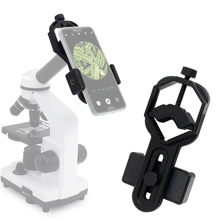 Adattatore per collegare smartphone a telescopio e microscopio