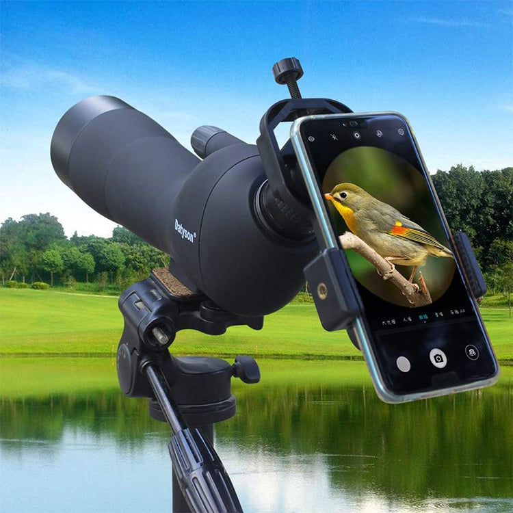 Adattatore per collegare smartphone a telescopio e microscopio