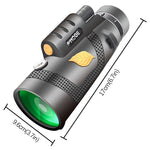 Telescopio monoculare visione notturna 12x50 con treppiede