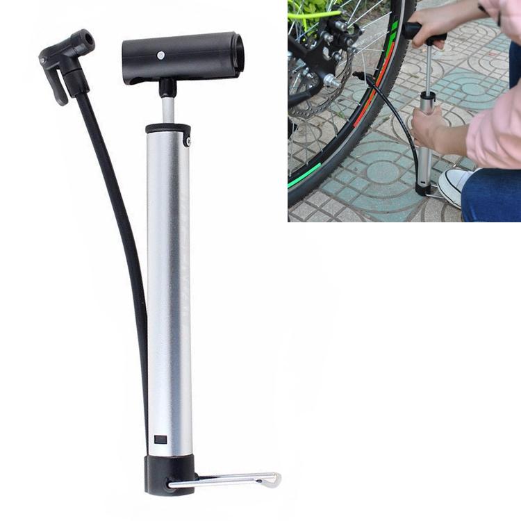 Mini pompa aria portatile in lega di alluminio per bicicletta
