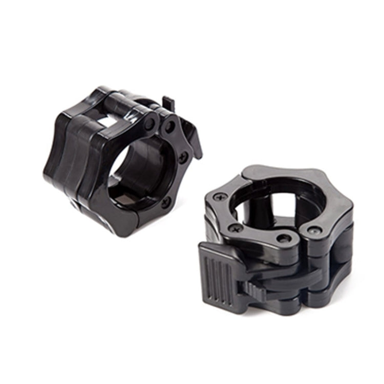 Fibbia plastica bloccaggio rapido per bilanciere 25 mm nero